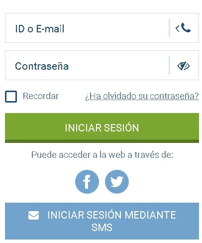 1xBet login sin problemas