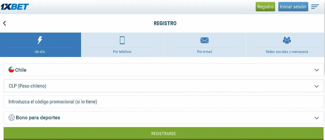 1xBet mobile